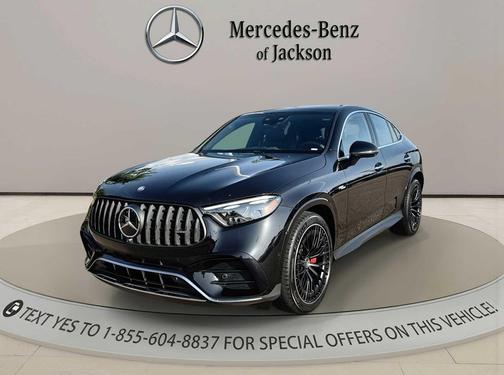 Obsidian Black Metallic 2026 Mercedes-Benz AMG GLC 43 4MATIC Coupe