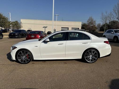 MANUFAKTUR Moonlight White Metallic 2026 Mercedes-Benz AMG C 43 4MATIC