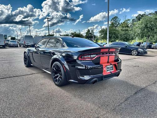 Pitch Black Clearcoat 2023 Dodge Charger SRT Hellcat Widebody Jailbreak