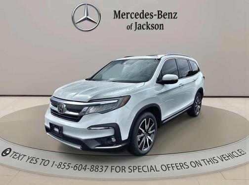 Platinum White Pearl 2021 Honda Pilot Touring 8-Passenger