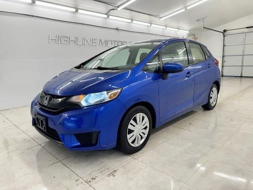 Blue 2016 Honda Fit LX