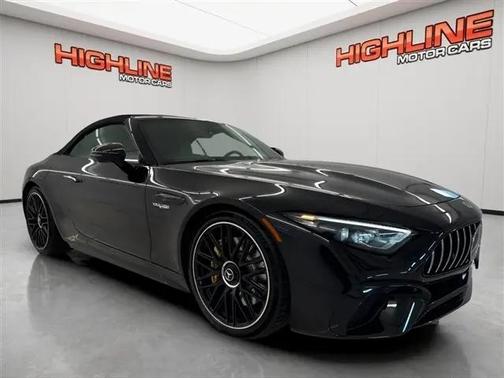 Obsidian Black Metallic 2022 Mercedes-Benz AMG SL 55 Base