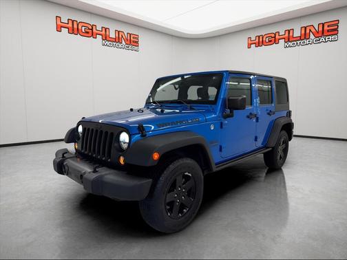 Hydro Blue Pearlcoat 2016 Jeep Wrangler Unlimited Black Bear