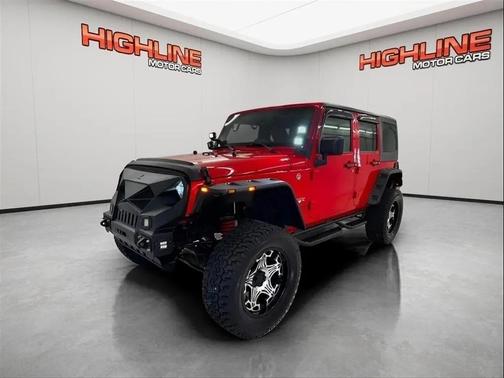 Firecracker Red Clearcoat 2018 Jeep Wrangler JK Unlimited Sahara