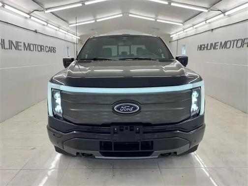 Antimatter Blue Metallic 2023 Ford F-150 Lightning LARIAT