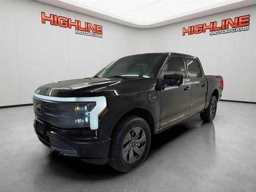 Agate Black Metallic 2023 Ford F-150 Lightning Platinum