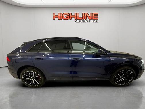 Blue 2019 Audi Q8 3.0T Premium Plus