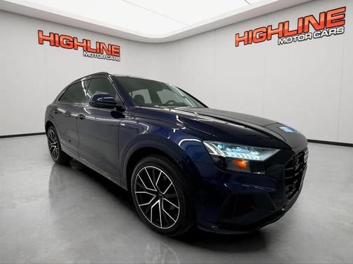 Blue 2019 Audi Q8 3.0T Premium Plus