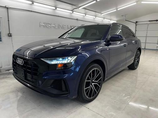 Blue 2019 Audi Q8 3.0T Premium Plus