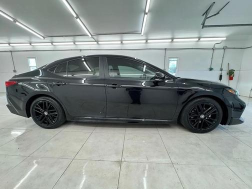 Midnight Black Metallic 2025 Toyota Camry XLE