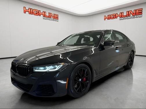 Black Sapphire Metallic 2021 BMW M550 i Xdrive