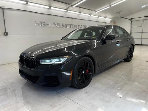 Black Sapphire Metallic 2021 BMW M550 i Xdrive