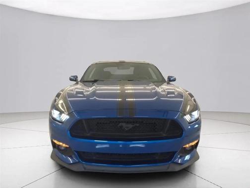 Blue 2017 Ford Mustang GT