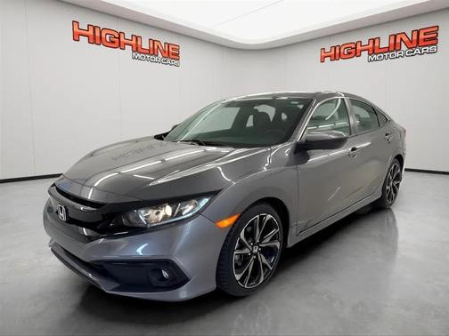 Modern Steel Metallic 2021 Honda Civic Sport