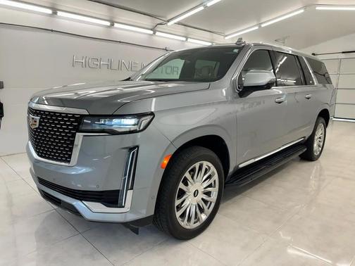 Argent Silver Metallic 2023 Cadillac Escalade ESV Premium Luxury