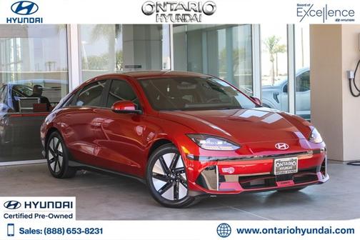 Red 2024 Hyundai IONIQ 6 SE