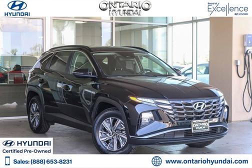 Black 2022 Hyundai TUCSON Hybrid Blue