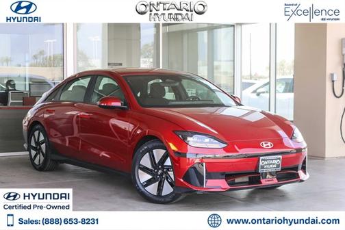 Red 2024 Hyundai IONIQ 6 SE
