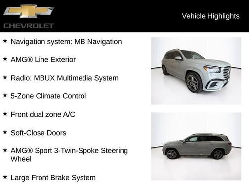 Gray 2024 Mercedes-Benz GLS 450 4MATIC