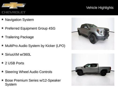 Sterling Metallic 2023 GMC Sierra 1500 AT4X