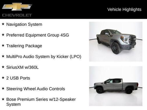 Sterling Metallic 2023 GMC Sierra 1500 AT4X