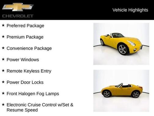2007 Pontiac Solstice 2DR Conv