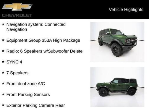 Eruption Green Metallic 2023 Ford Bronco Wildtrak