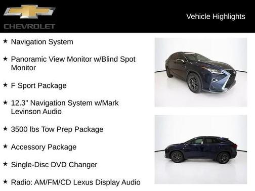 2017 Lexus RX 350 F Sport