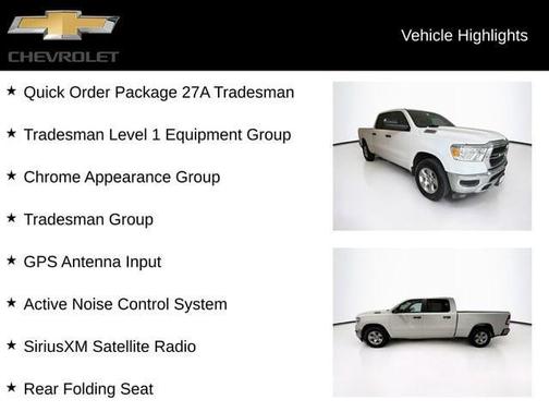 Bright White Clearcoat 2023 RAM 1500 Tradesman