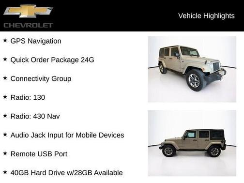 2018 Jeep Wrangler JK Unlimited Sahara