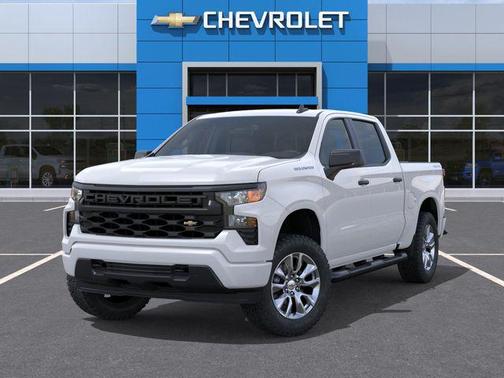 Summit White 2026 Chevrolet Silverado 1500 Custom