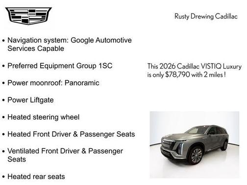 2026 Cadillac VISTIQ Luxury