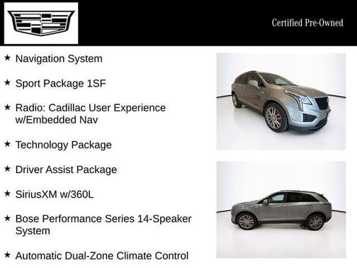 Argent Silver Metallic 2023 Cadillac XT5 Sport