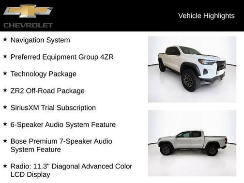 Summit White 2025 Chevrolet Colorado ZR2