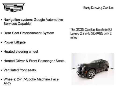 2025 Cadillac Escalade IQ Luxury 2