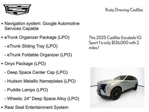 2025 Cadillac Escalade IQ Sport 1