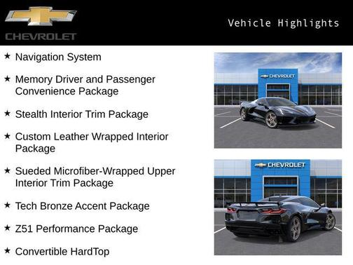 Black 2026 Chevrolet Corvette Stingray w/3LT