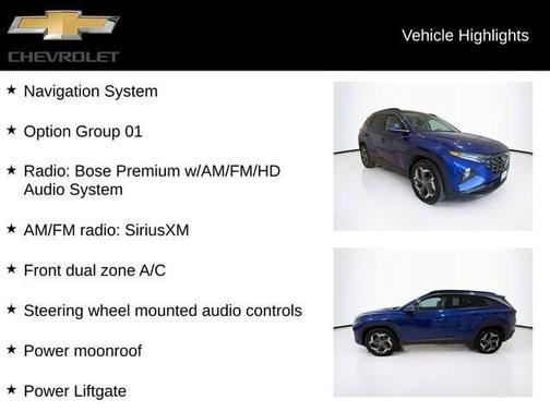 Intense Blue 2024 Hyundai TUCSON Limited