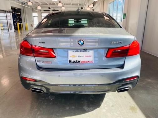 Blue 2018 BMW 540 xDrive