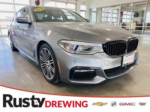 Blue 2018 BMW 540 xDrive