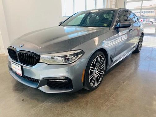 Blue 2018 BMW 540 xDrive
