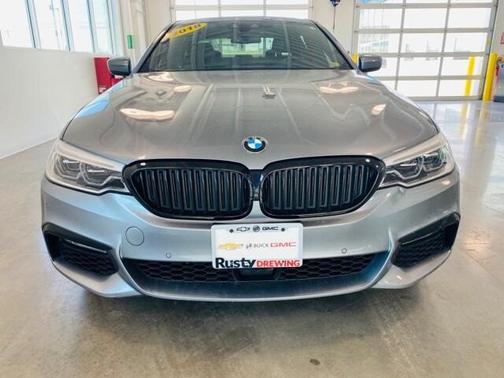 Blue 2018 BMW 540 xDrive