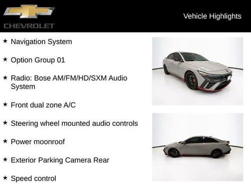 Cyber Gray 2025 Hyundai ELANTRA N Base
