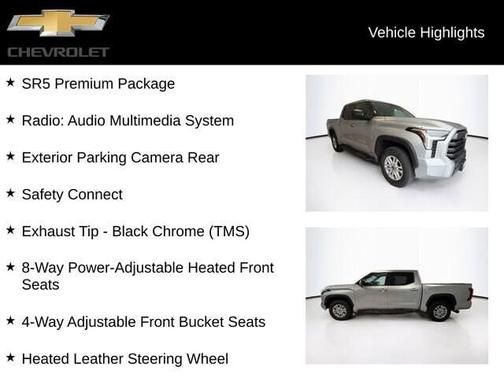 Celestial Silver Metallic 2023 Toyota Tundra SR5