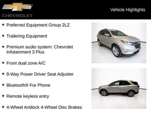 Silver Ice Metallic 2020 Chevrolet Equinox Premier w/2LZ