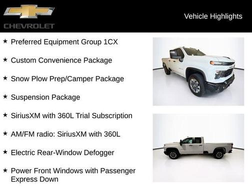 Summit White 2025 Chevrolet Silverado 2500 Custom