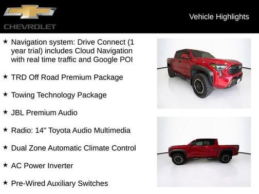 Supersonic Red 2025 Toyota Tacoma Hybrid TRD Off Road