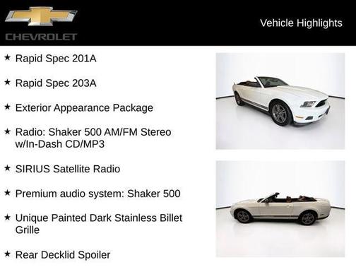 Performance White 2011 Ford Mustang V6 Premium