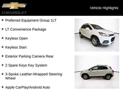 Summit White 2020 Chevrolet Trax LT