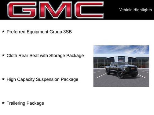 Onyx Black 2026 GMC Sierra 1500 Elevation
